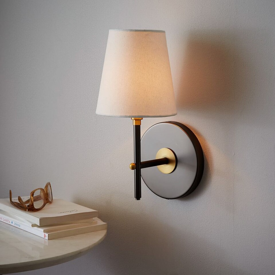 Arc MidCentury Sconce Single west elm United Kingdom